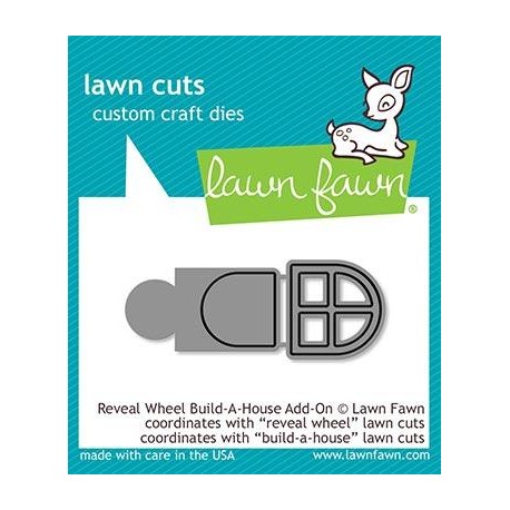 Reveal wheel build-a-house add-on- Fustella Lawn Fawn
