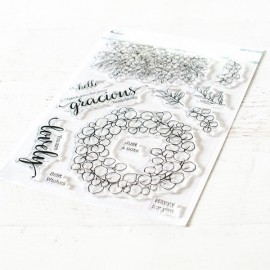 Eucalyptus fantasy stamp set - Timbro di Pinkfresh Studio