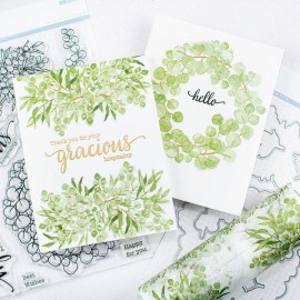 Eucalyptus fantasy stamp set - Timbro di Pinkfresh Studio 2