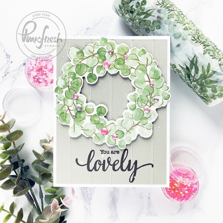 Eucalyptus fantasy stamp set - Timbro di Pinkfresh Studio
