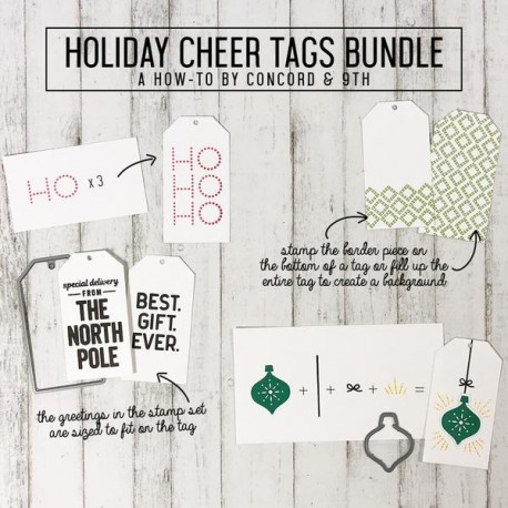 Holiday Cheer Tags - Timbro di Concord & 9th