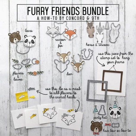 Furry Friends -  Fustella di Concord & 9th