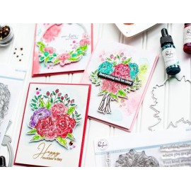 Blooming bouquet die - fustella di Pinkfresh Studio 2