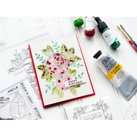 Beautiful blooms die - fustella di Pinkfresh Studio 2