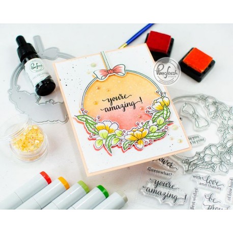 Blooming bouquet stamp - timbro di Pinkfresh Studio