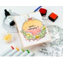 Blooming bouquet stamp - timbro di Pinkfresh Studio