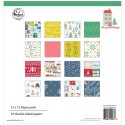 Carta per scrapbooking di Pinkfresh Studio - Home for the Holidays 12 x 12