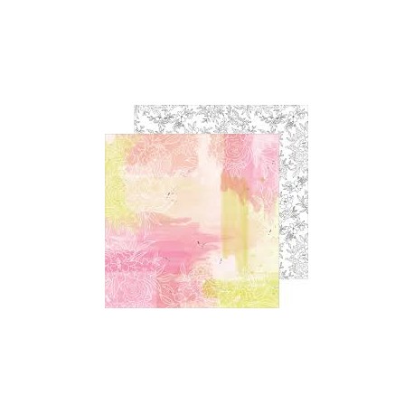 Carta per scrapbooking di Pinkfresh Studio - Just a little lovely 12 x 12