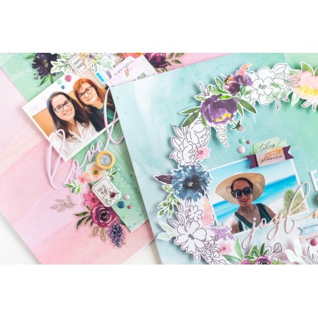 Carta per scrapbooking di Pinkfresh Studio - Just a little lovely 12 x 12