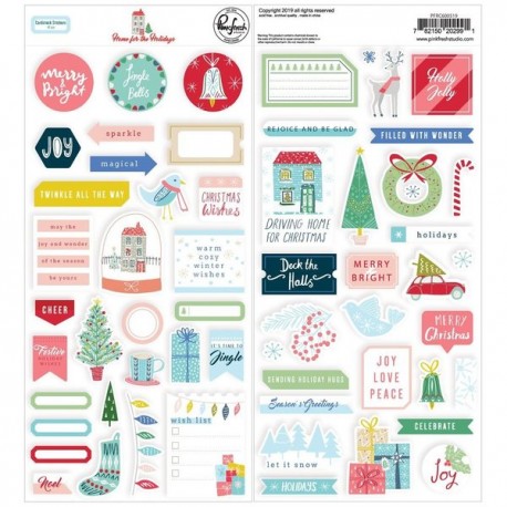 Home for the Holidays - Card stock stickers