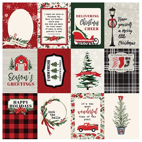 Carta per scrapbooking di Echo Park Paper - Christmas Market