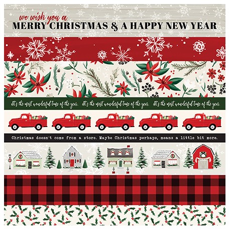 Carta per scrapbooking di Echo Park Paper - Christmas Market