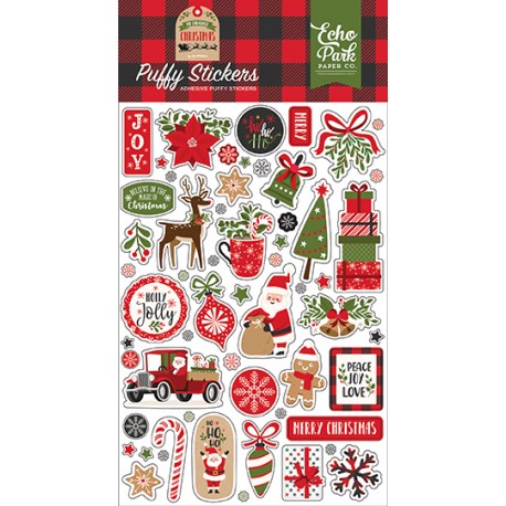 My Favorite Christmas -  Puffy Stickers