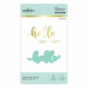 Spellbinders Hello Dear Friend - Hot Foil Plate