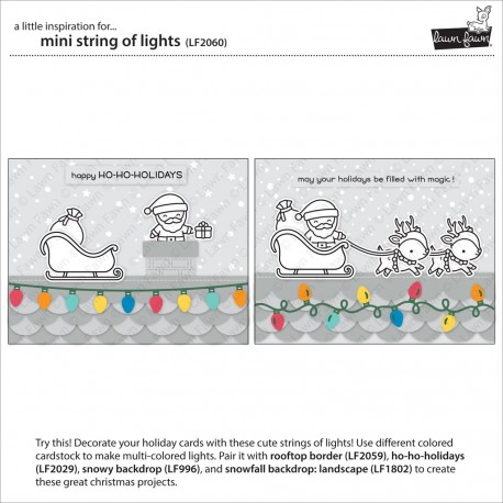 Mini string of lights - Fustella Lawn Fawn