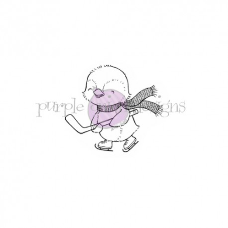 Storm Hockey Penguin - Timbro di Stacey Yacula Studio