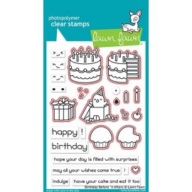 Birthday befog'n afters - Fustella Lawn Fawn 2