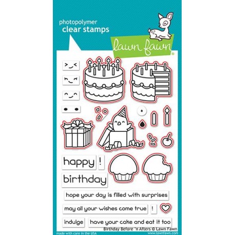 Birthday befog'n afters - Fustella Lawn Fawn