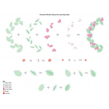 Peaceful Wreath Stamp Set - Timbro di Altenew
