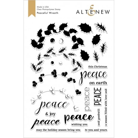 Peaceful Wreath Stamp Set - Timbro di Altenew