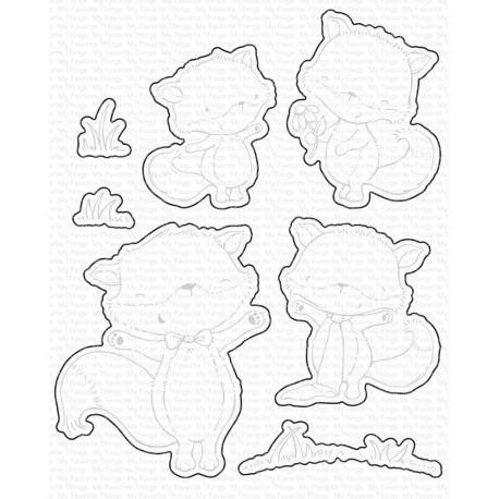 Friendly Foxes Die-namics - Fustella di My Favorite Things