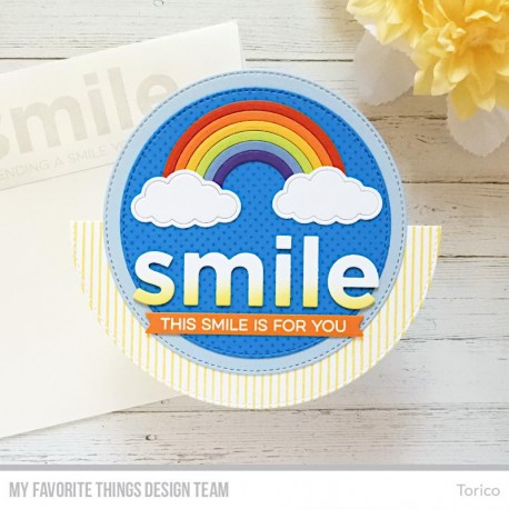 A2 Stitched Circle STAX Die-namics WS - Fustella di My Favorite Things