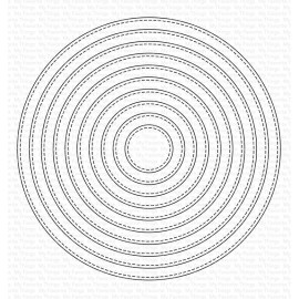 A2 Stitched Circle STAX Die-namics WS - Fustella di My Favorite Things