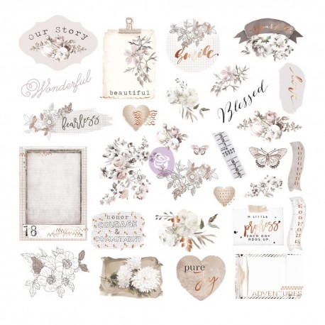 Pretty Pale Ephemera & Acetate  di Prima Marketing