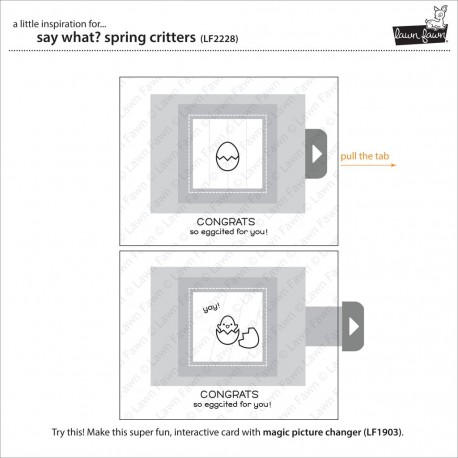 Say what? spring critters - Timbro Lawn Fawn