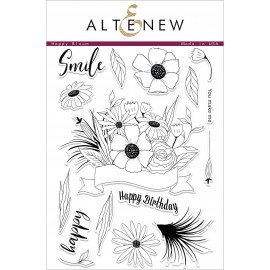 Happy Bloom  Stamp Set - Timbro di Altenew