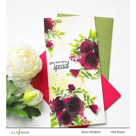 Watercolor Halftone Stamp & Die Bundle - Timbri e fustelle  di Altenew