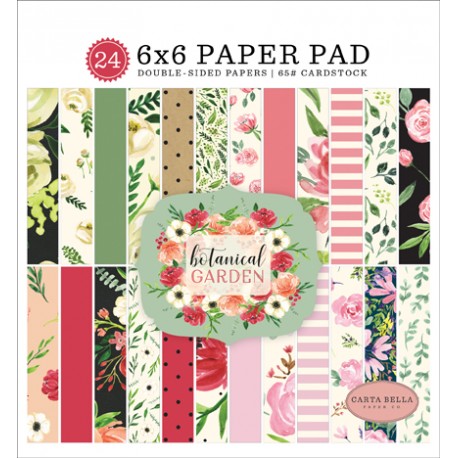 Carta per scrapbooking di Echo Park Paper - Botanical Garden