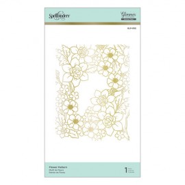 Spellbinders Flower Pattern - Hot Foil Plate