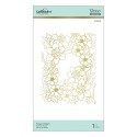 Spellbinders Flower Pattern - Hot Foil Plate