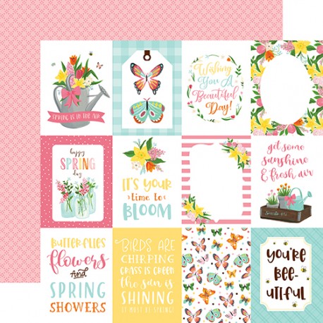 Carta per scrapbooking di Echo Park Paper - I love spring