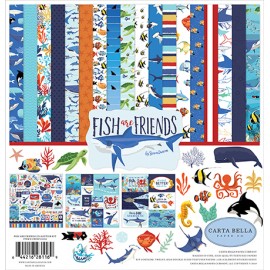 Carta per scrapbooking di Echo Park Paper - Fish are Friends