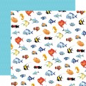 Carta per scrapbooking di Echo Park Paper - Fish are Friends