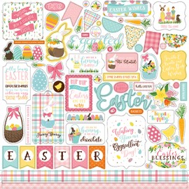 Sticker 12" x 12" - I love easter