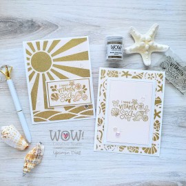 WOW! Metallic Gold Sparkle embossing 2