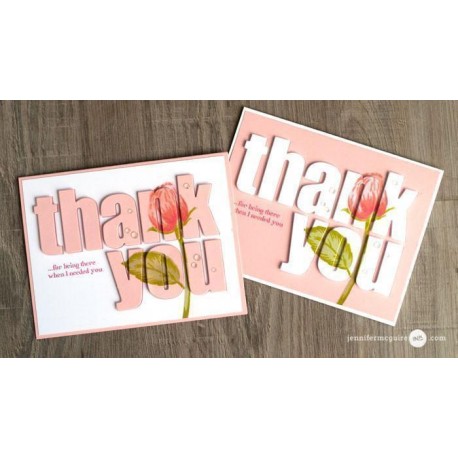 Bold Alphabet Die Set - Fustella di Altenew