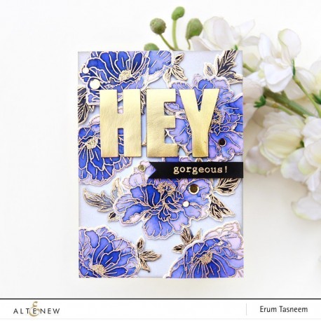 Caps Bold Alphabet Die Set - Fustella di Altenew