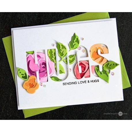 Caps Bold Alphabet Die Set - Fustella di Altenew