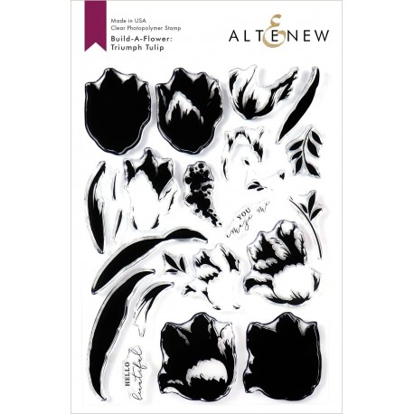 Build-A-Flower: Triumph Tulip - Timbro e  fustella  di Altenew