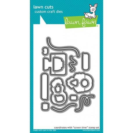 Screen time - Fustella  Lawn Fawn