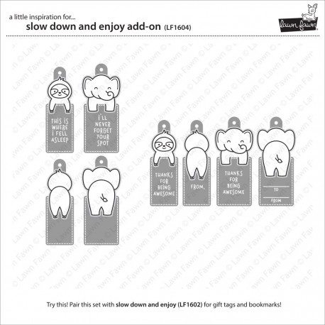 Slow Down and Enjoy Add-o - Fustella Lawn Fawn