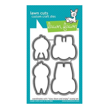 Slow down and enjoy - Fustella Lawn Fawn