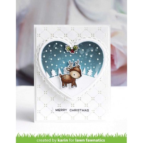 Quilted backdrop - Timbro Lawn Fawn