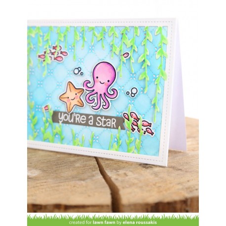 Quilted backdrop - Timbro Lawn Fawn