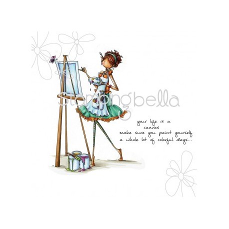 Abigail the Artist - timbro di Stamping bella