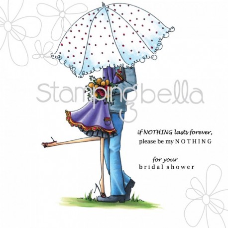Emily and Ryan under the Umbrella - timbro di Stamping bella